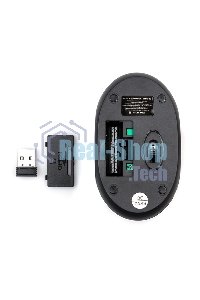 Мышь беспроводная Dialog Comfort MROC-10U черный, 1200 dpi, радиоканал, USB, кнопки - 3