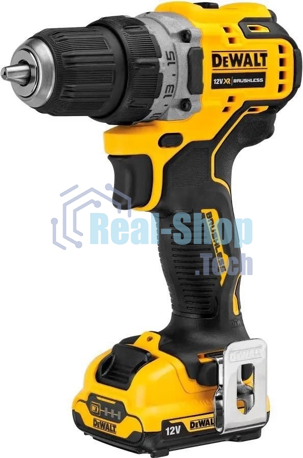 Дрель-шуруповерт DeWalt DCD701D2, Аккумуляторная, 12В, 2 АКБ, Кейс