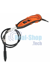 Прямошлифовальная машина (гравер) PATRIOT EE 111 с гибким валом, 140Вт, 210 насадок в комплекте, кейс