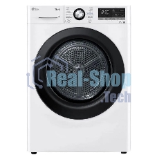 Сушильная машина LG DC90V3V6W белый, 9 кг, сушка - тепловой насос, программ - 14, 60 x 85 x 66 см