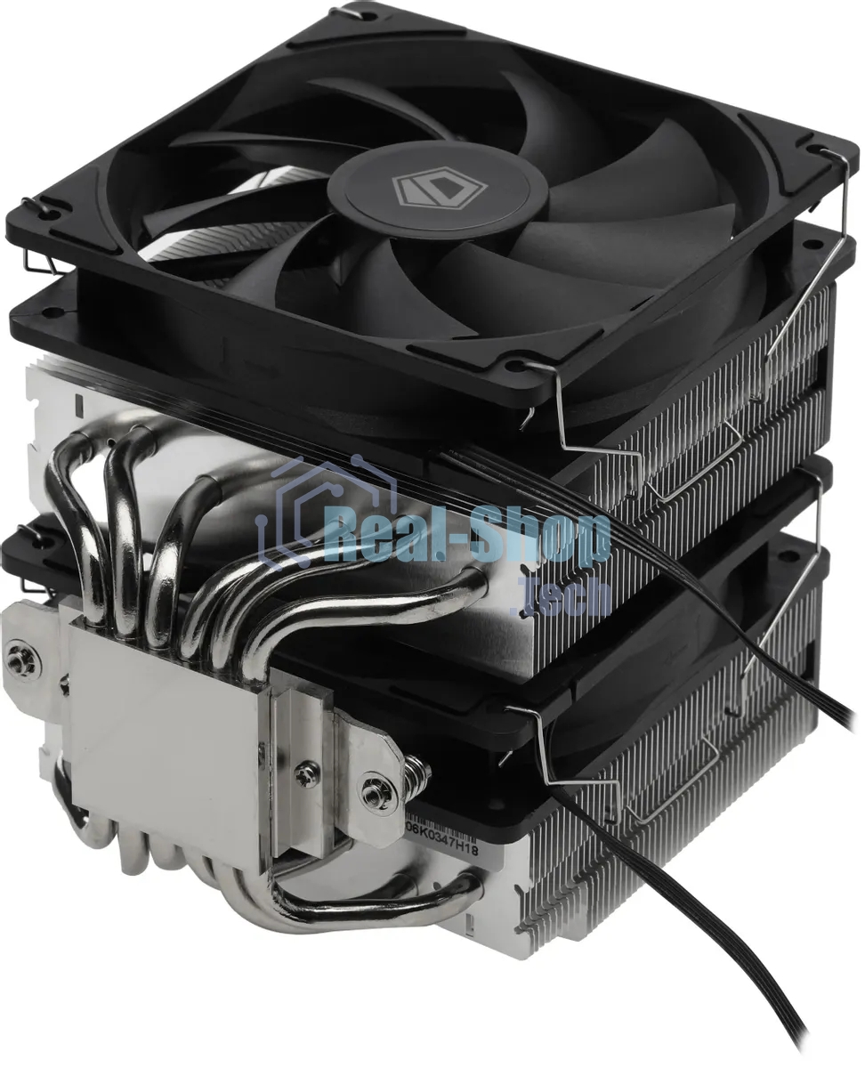 Кулер ID-COOLING SE-206-XT черный 120мм алюминий/медь 1800rpm 35db 4-pin 250W 156мм