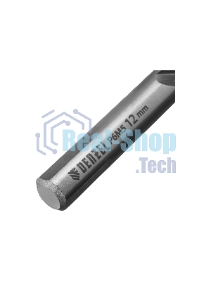 Сверло спиральное по металлу Denzel 12 x 151мм, Р6М5, Golden Tip