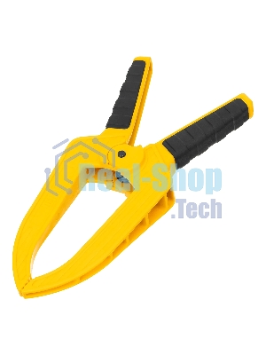 Струбцина Denzel клещеобразная, удлиненная 75 х 110 мм двухкомпонентные рукоятки