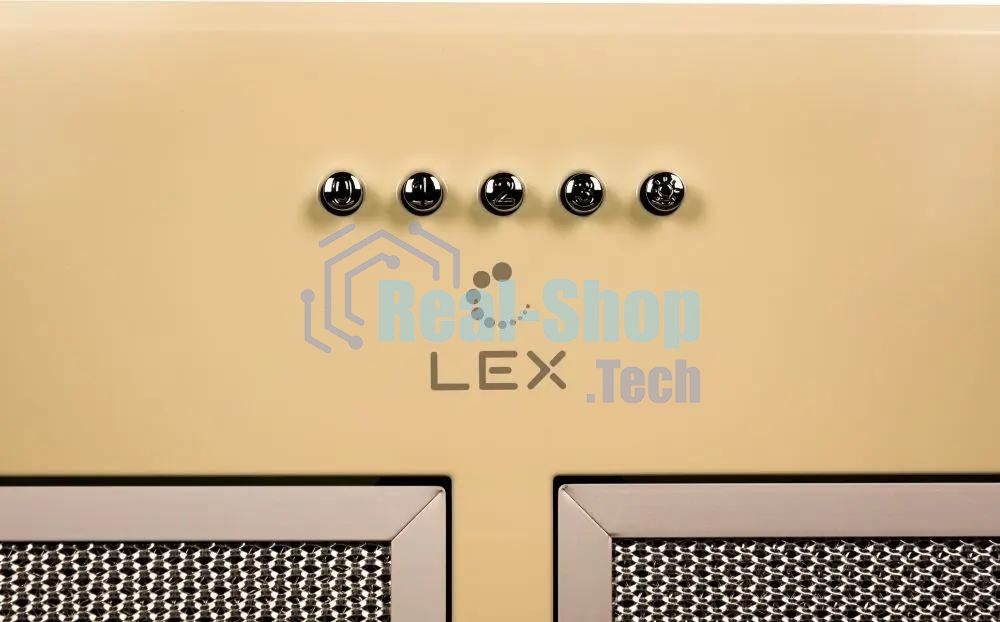 Вытяжка встраиваемая LEX GS Bloc P 900 слоновая кость управление: кнопочное (1 мотор)