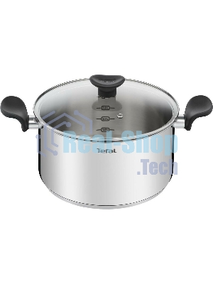 Кастрюля Tefal Primary E3084674 5.2 л. d=24 см (с крышкой) стальной (2100120958)
