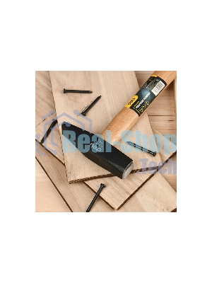 Слесарный молоток Deli DL442300 300 гр, деревянная рукоять