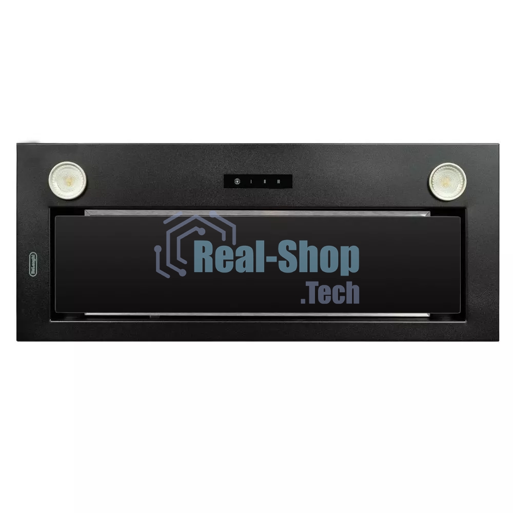 Вытяжка встраиваемая DeLonghi Cosetta 710 NB черная, 70 см, 1200 куб. м/ч, 63 дБ