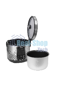 Мультиварка Centek CT-1499 (черный/сталь) 900Вт, 5.0л, 25 программ, мультиповар, антиприг. покрытие