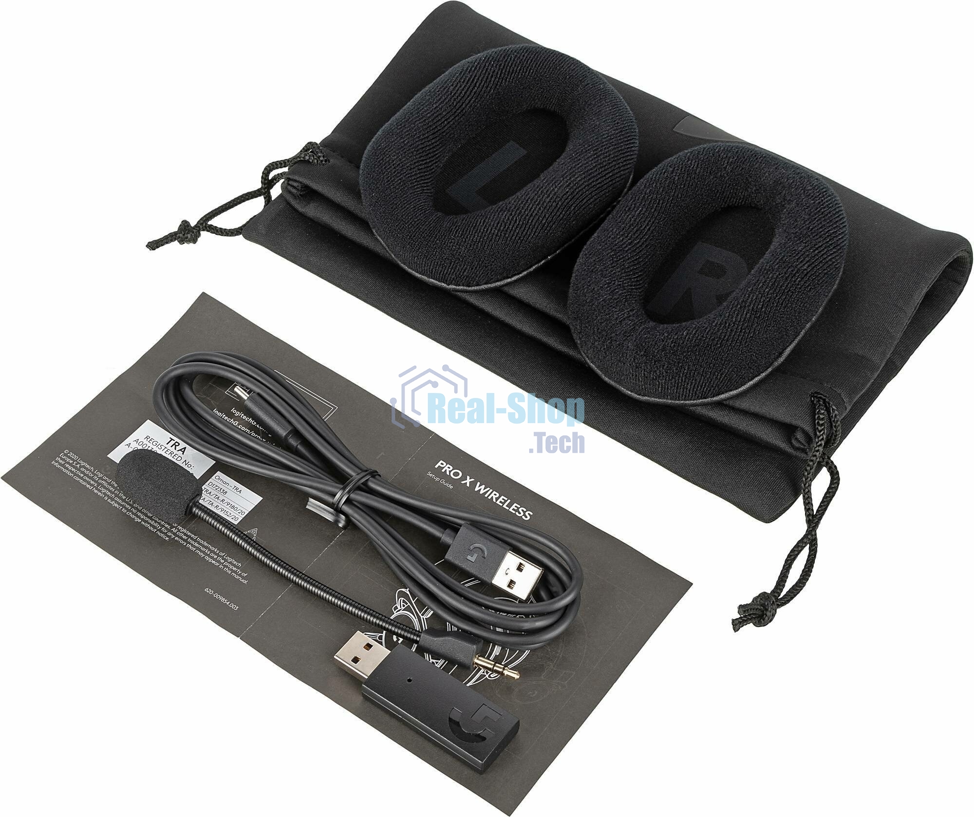 Гарнитура беспроводная/проводная Logitech Headset PRO X LIGHTSPEED Wireless Gaming черный