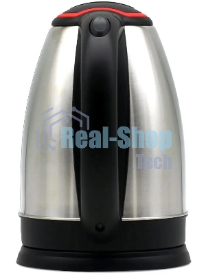 Электрочайник Blackton Bt KT1810S сталь-красный, 1.8 л, 1850 Вт, скрытый нагревательный элемент