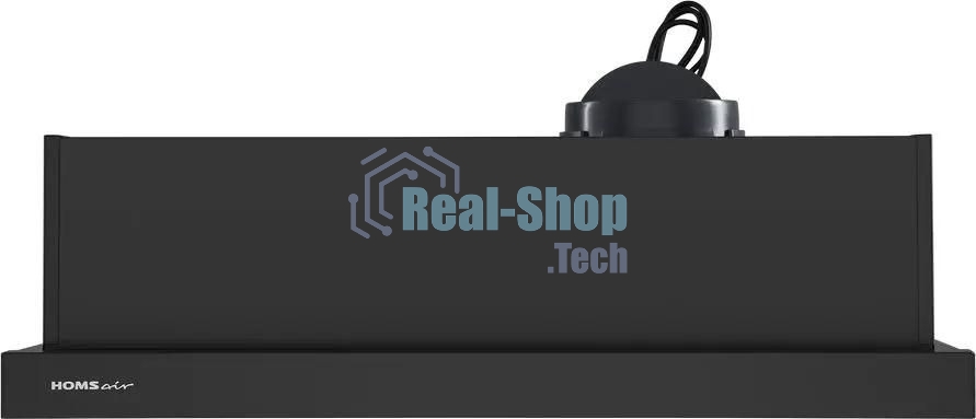 Вытяжка телескопическая HOMSair Flat 60 черный, 60 см, 520 куб. м/ч, 47 дБ