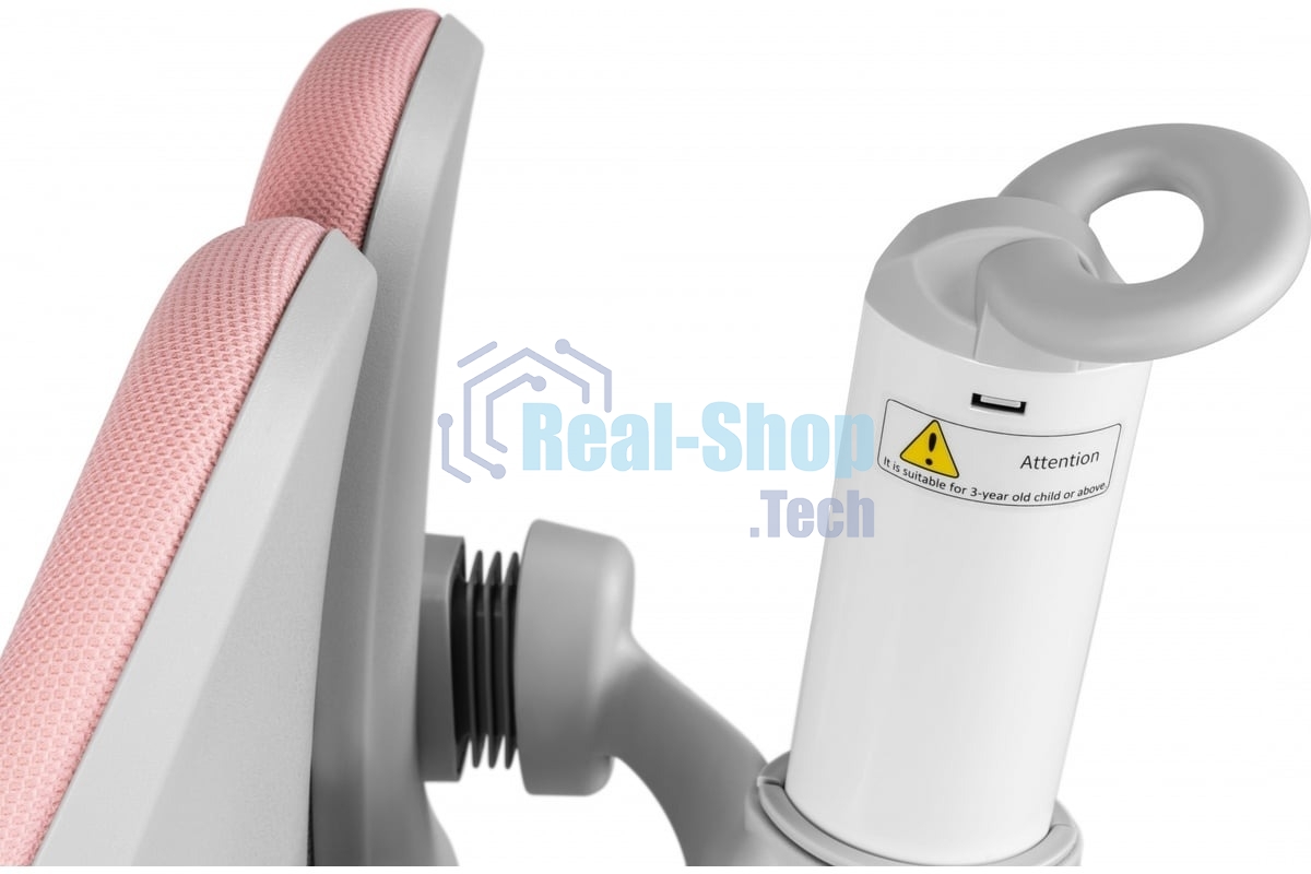 Кресло детское Cactus CS-CHR-3604PK розовый крестов. пластик серый