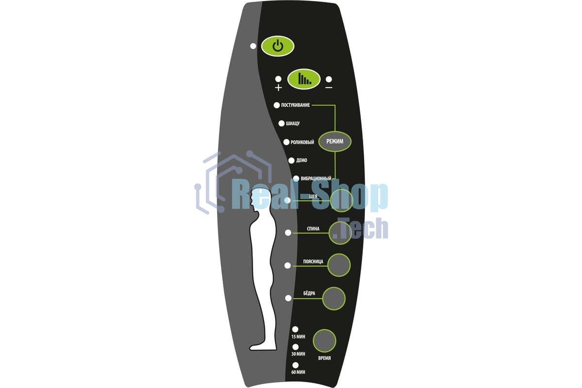 Кресло офисное Cactus CS-CHR-OC02M-BK черный, эко.кожа, крестов. сталь