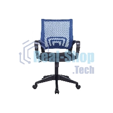 Кресло офисное Бюрократ CH-695N синий TW-05 TW-10 сетка/ткань, крестов. пластик