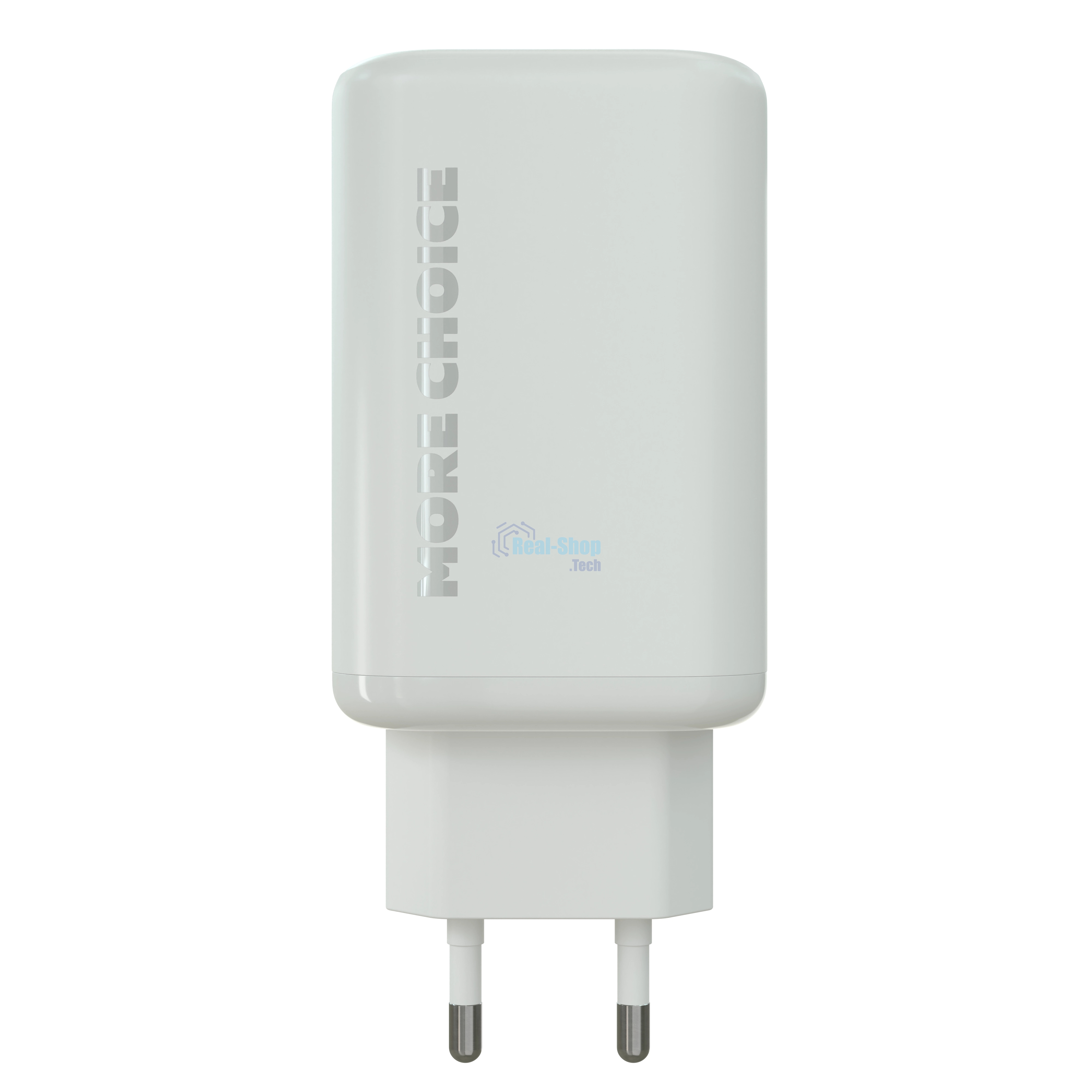 Сетевое зарядное устройство MORE CHOICE NC79a 1USB+2Type-C 3.0A PD 65W быстрая зарядка для Type-C 2м белый