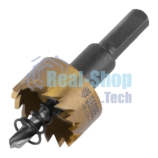 Коронка по металлу Denzel HSS, 26 мм, нитридтитановое покрытие