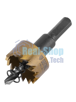 Коронка по металлу Denzel HSS, 26 мм, нитридтитановое покрытие