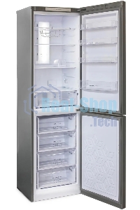 Холодильник Бирюса Б-I980NF нержавеющая сталь двухкамерный 240/130л морозилка снизу, No Frost