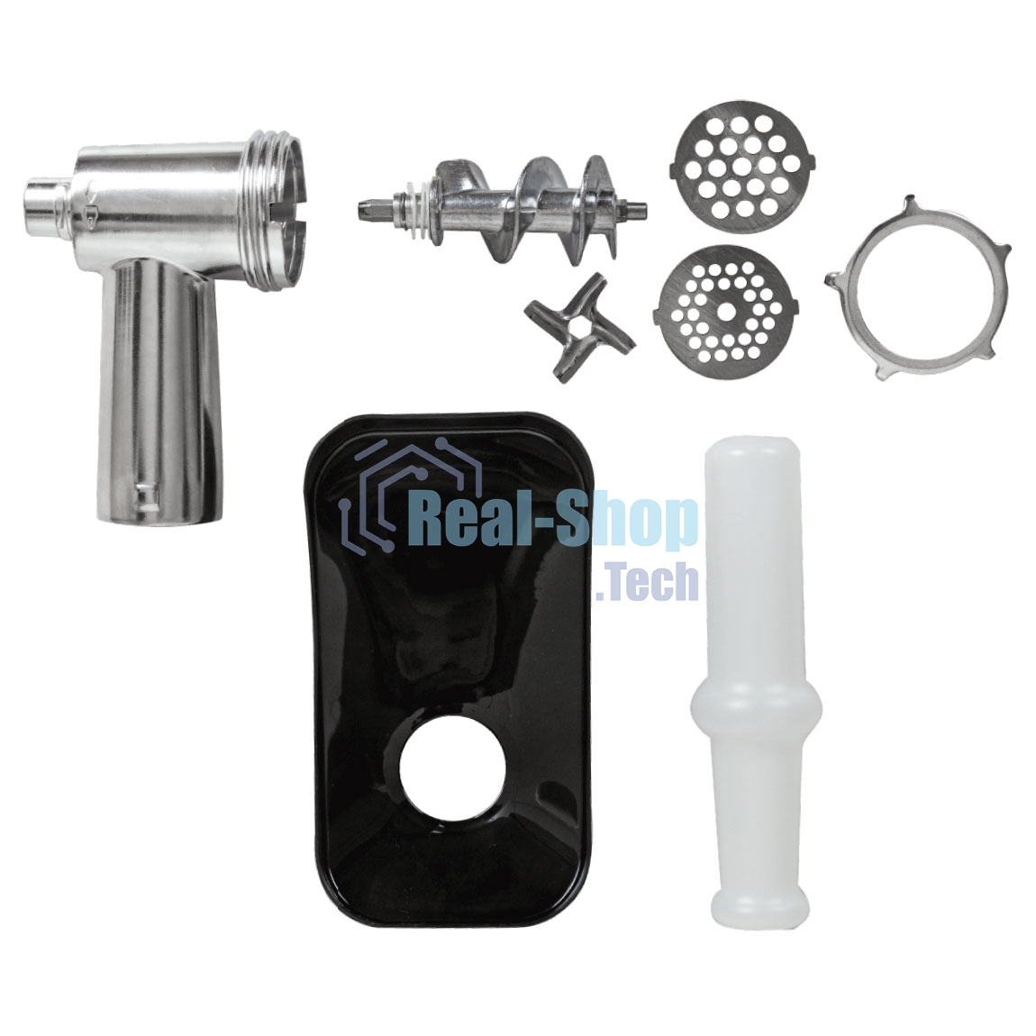 Мясорубка электрическая JVC JK-MG123 2000 Вт, белый с черным