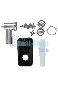 Мясорубка электрическая JVC JK-MG123 2000 Вт, белый с черным