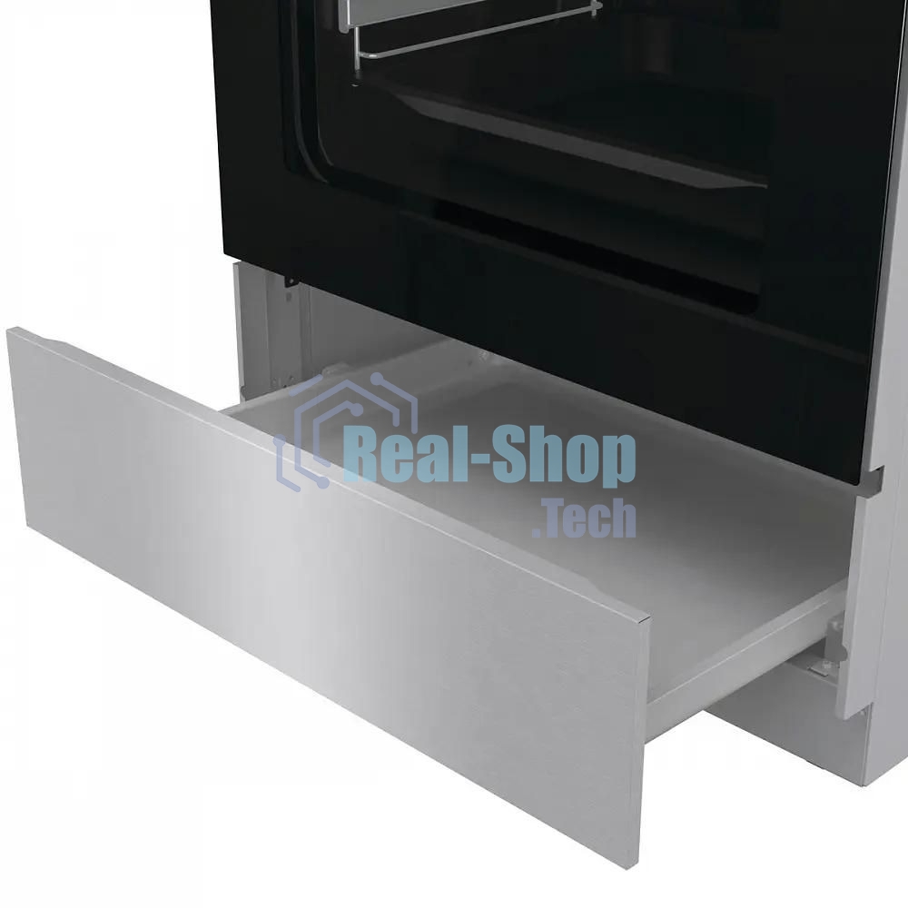 Плита комбинированная Gorenje GKS6C72XF серебристый, конфорок 4 газовых, духовка 71 л, 60 см x 85 см x 60 см