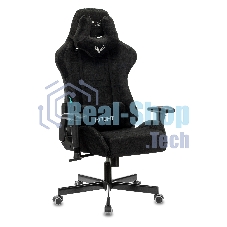 Кресло Бюрократ VIKING KNIGHT LT20 FABRIC черный, ткань, 120 кг, механизм качания