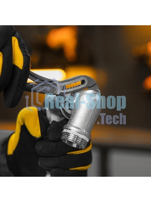 Клещи переставные Denzel обливные рукоятки, 180 мм