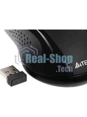 Мышь беспроводная A4Tech G9-500FS черный, 1200 dpi, радиоканал, USB, кнопки - 4