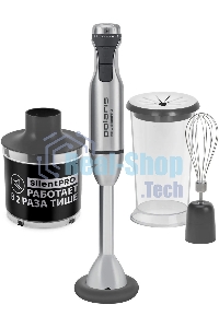 Блендер погружной Polaris PHB1591L Silent 1500 Вт, погружной, серебристый/черный