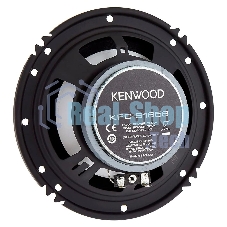 Колонки автомобильные Kenwood KFC-S1656 330Вт 87дБ 4Ом 16см (6.5дюйм) (ком.:2кол.) коаксиальные двухполосные