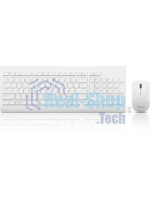 Комплект клавиатура+мышь Lenovo 510 беспроводной, USB, 1200 DPI, белый