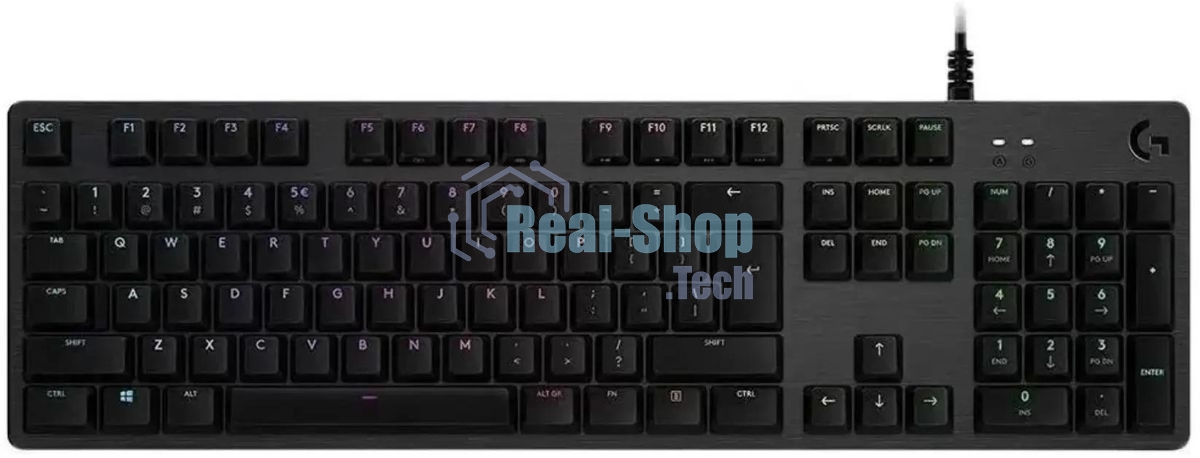 Клавиатура Logitech G512 Red Linear механическая черный USB Multimedia for gamer LED (920-009374)