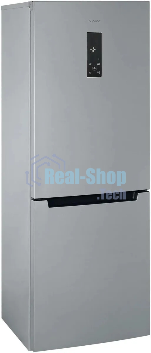 Холодильник Бирюса Б-M920NF металлик двухкамерный 210/100 л морозилка снизу, No Frost