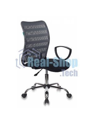 Кресло Бюрократ CH-599AXSL/32G/TW-11 серый/черный, сетка, 120 кг, механизм качания