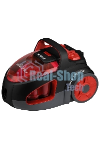 Пылесос Delta LUX DL-0846 черый/красный, 420/ 2400Вт, уборка сухая, пылесборник контейнер 2л