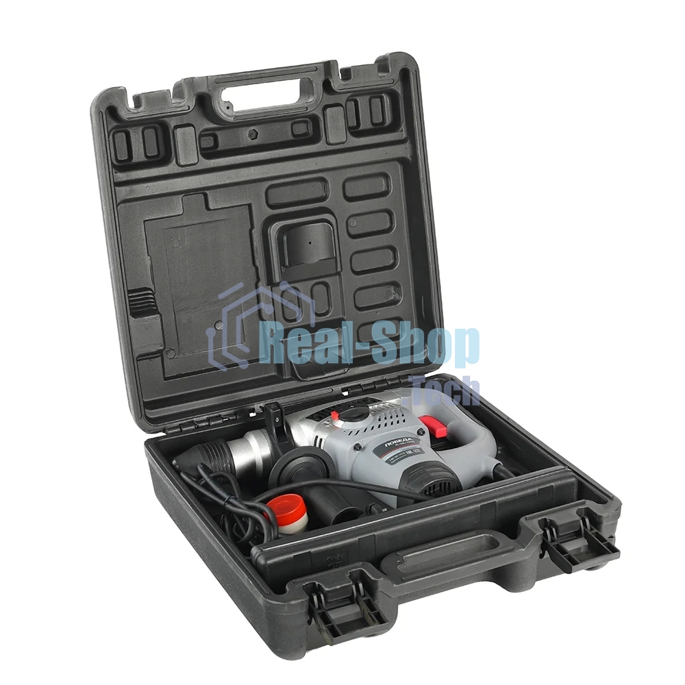 Перфоратор ПОБЕДА П-38/1925 SDS max, 1925Вт, 9Дж, 0-500 об-мин, 3500 уд/мин, бетон 40мм.