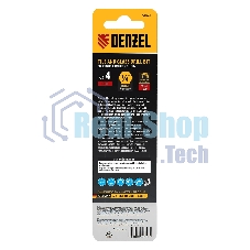 Сверло по керамической плитке Denzel 4 мм, крестовая пластина, 6-гр. хвостовик