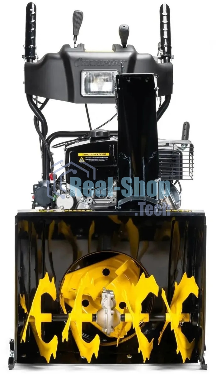 Снегоуборщик Champion ST861 8 лс 61 см 6F/2R колеса 6 л 85 кг эл. стартер, фара, обогрев