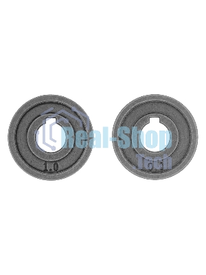 Подающий ролик Denzel V профиль под стальную проволоку 0,8-1 мм, 2 шт