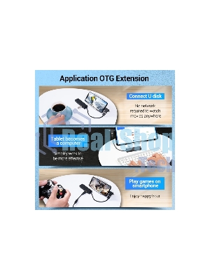 USB-концентратор Vention CHLBB, USB 3.0, USB 4 порта, USB