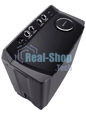 Стиральная машина LG P1861RWNT черный, загрузка вертикальная 18 кг