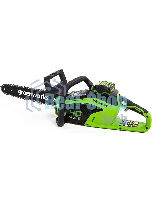 Цепная пила аккумуляторная (2005707UA) GreenWorks GD40CS15, 40V, 35 см, бесщеточная, 1,5 КВТ, с АКБ 2АЧ и ЗУ
