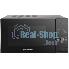 Микроволновая печь Polaris PMO 2303DG черный, 23 л, 1400 Вт, переключатели - кнопки/поворотный механизм