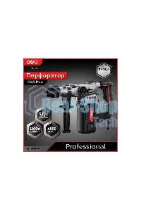 Перфоратор Deli DE-DC26-3E (1100Вт, SDS PLUS, 4750уд/мин, 1450об/мин, кейс)