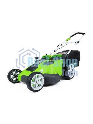 Газонокосилка аккумуляторная GreenWorks G40LM49DB, TwinForce, 40V, 49 см, без АКБ и ЗУ (2500207)