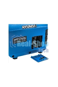 Электрогенератор бензиновый инверторный Hyundai HHY 1050Si, 1.2 кВт, 59 дБ, 12 кг