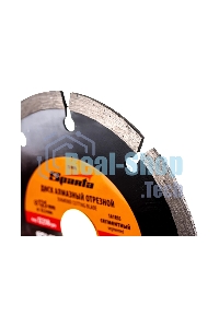 Диск алмазный отрезной сегментный Sparta 125 х 22,2 мм, сухая резка