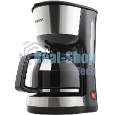 Кофеварка капельная Kitfort КТ-715 черный, исп. кофе - молотый, 1,2 л, 1000 Вт.
