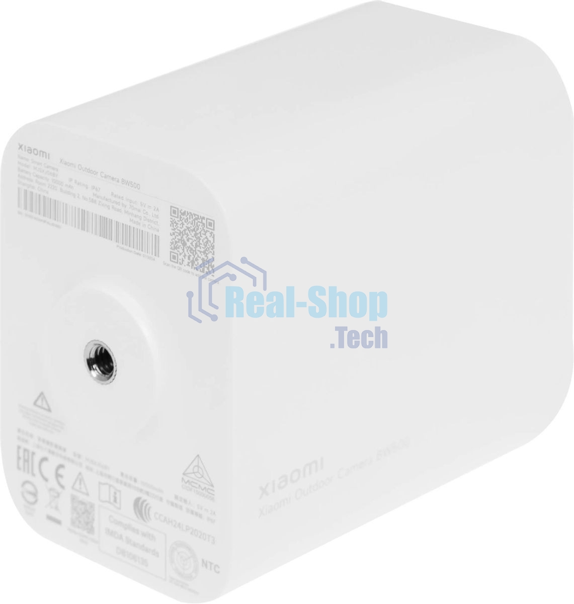 Камера IP Xiaomi Outdoor Camera BW500 белый BHR8301GL (4 Mп, 2560x1440, Wi-Fi, IP67, 10000 mAh)