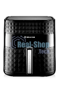 Аэрогриль BRAYER BR2035 черный, 1800 Вт, 6 л, упр. - сенсор, программ - 7